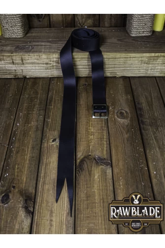 Guzman Long Medieval Belt  Black