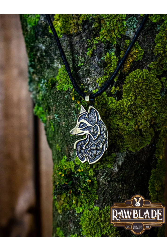 Cunning Fox Amulet, Gold