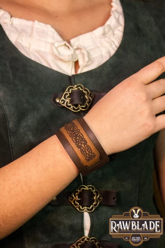 Beleriand Leather Bracelet