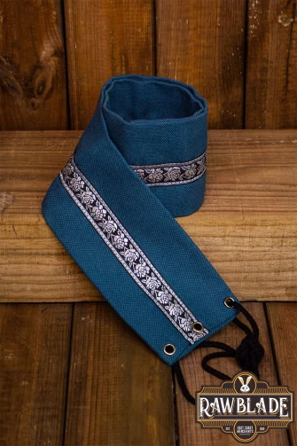 Jeanne fabric belt - Blue