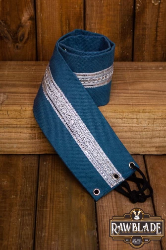 Jeanne fabric belt - Blue