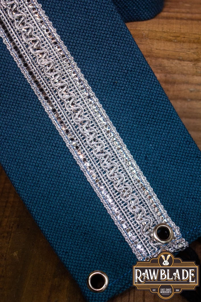 Jeanne fabric belt - Blue