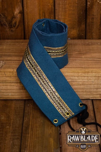 Jeanne fabric belt - Blue