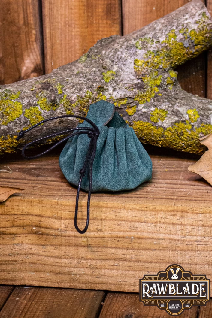 Traveler's  Coin Bag Green