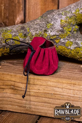 Traveler's  Coin Bag Red