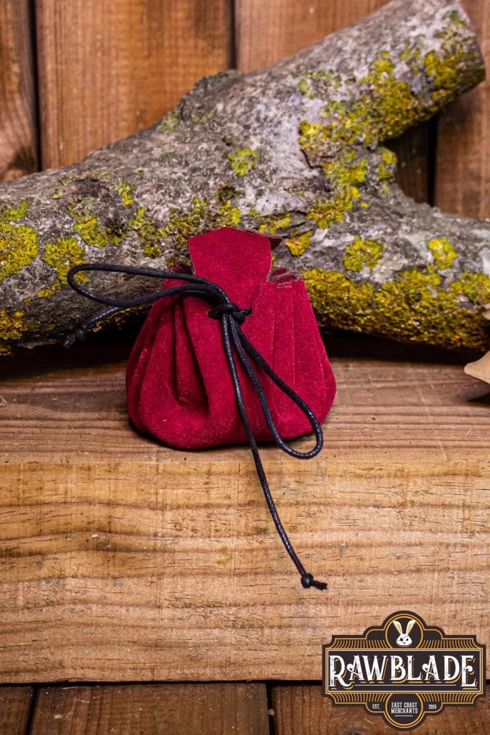 Traveler's  Coin Bag Red