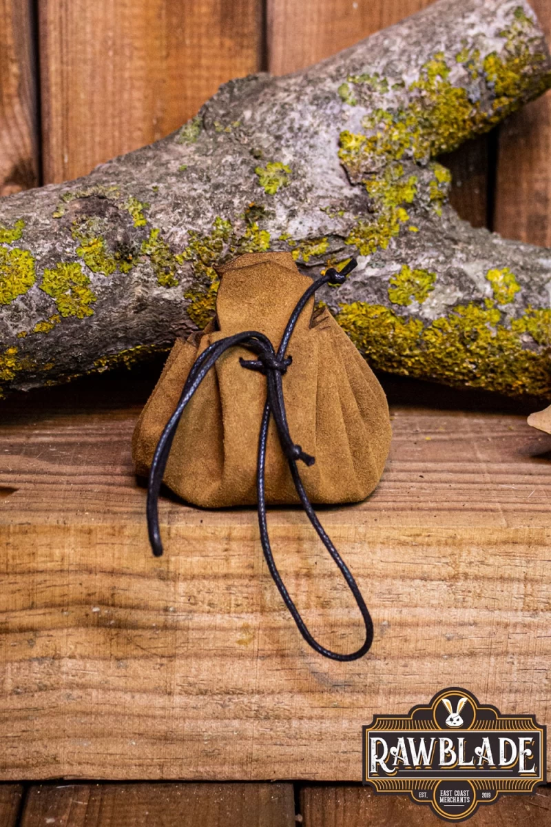 Traveler's  Coin Bag Light Brown