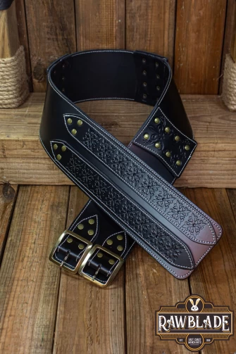 Lombard Wide Belt - Black