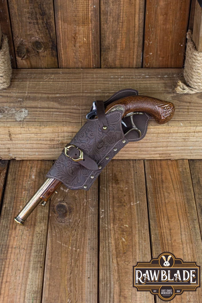 Jack Rackham Pistol Holder Deluxe  Brown Left