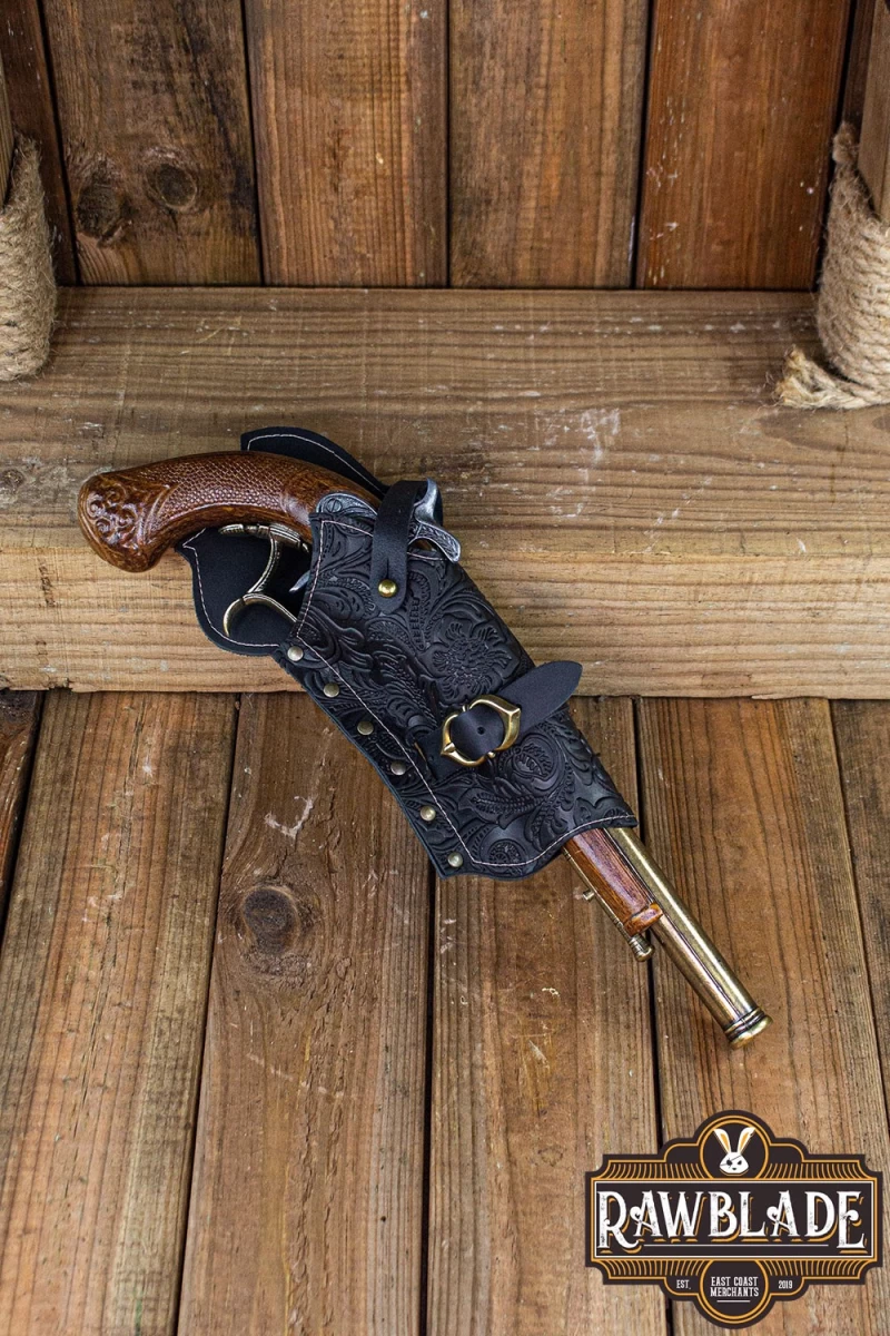 Jack Rackham Pistol Holder Deluxe Right - Black