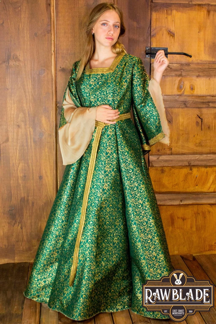 Aquitania Noble Dress - Green