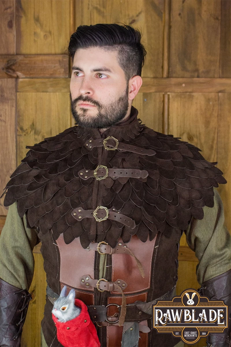 Oria Scale Gorget - Brown