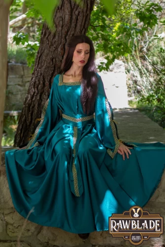 Shalott Dress - Turquoise