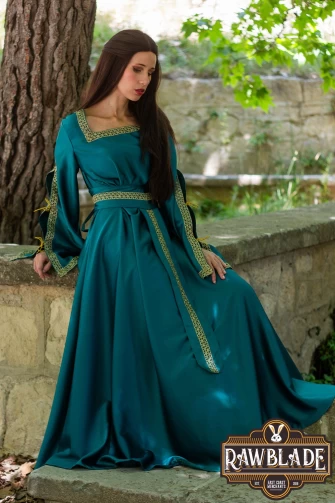 Shalott Dress - Turquoise