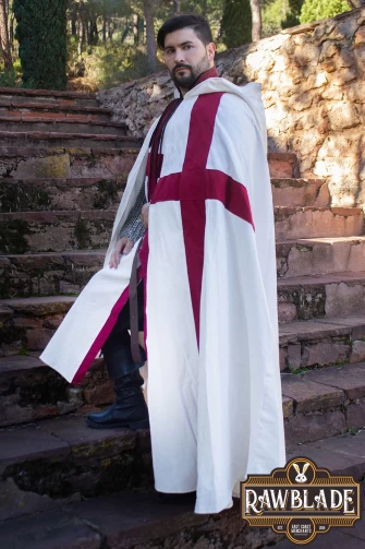 Hooded Medieval Cape – Templar